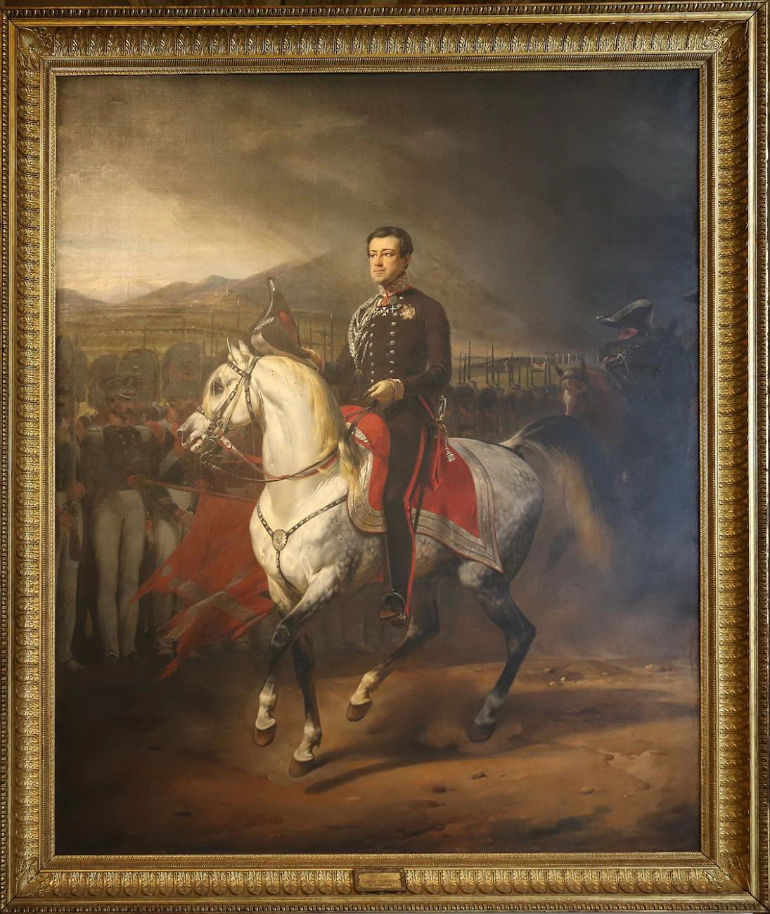 173-Ritratto equestre di Carlo Alberto, re di Sardegna - Galleria Sabauda, Torino